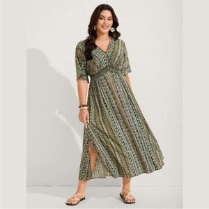 Like new colorful BloomChic dress, size 18-20